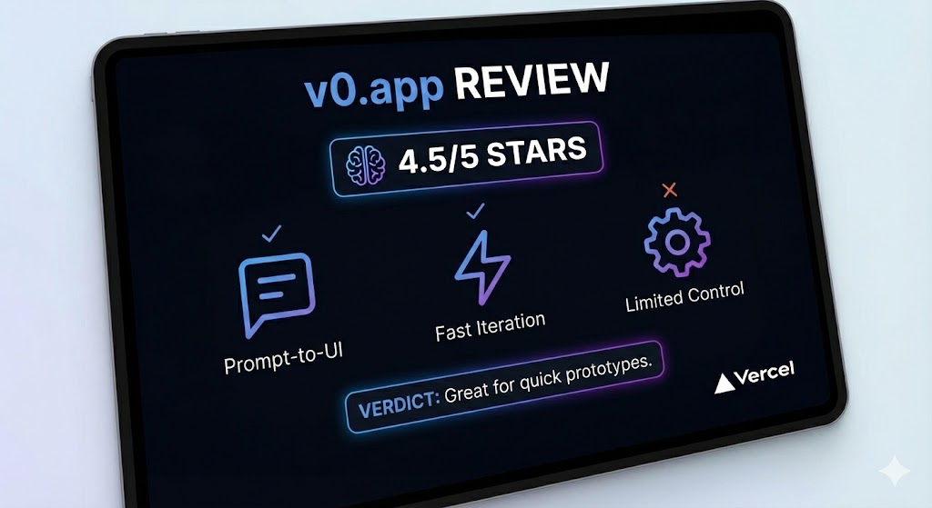 v0 Review: Is Vercel’s Generative AI the Best Tool for Building UI?